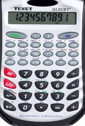 Texet Albert2 Texet Scientific Solar Powered Calculator