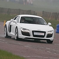 The Audi R8 Thrill Audi R8 Thrill - Heyford Park