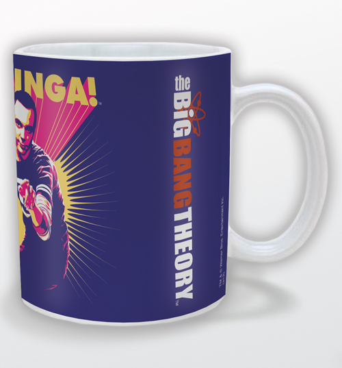 The Big Bang Theory Bazinga Purple Mug