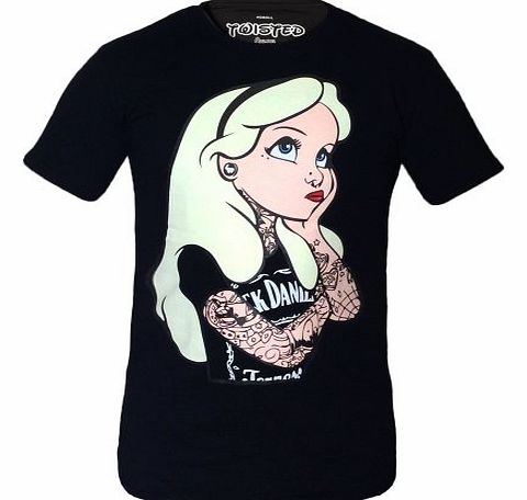 Alice In Wonderland Rebel Tattoo T-Shirt - S