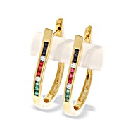 9K Gold Diamond Multi Earrings