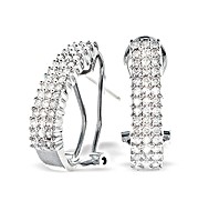 9K White Gold Diamond Detail Earrings (0.64ct)