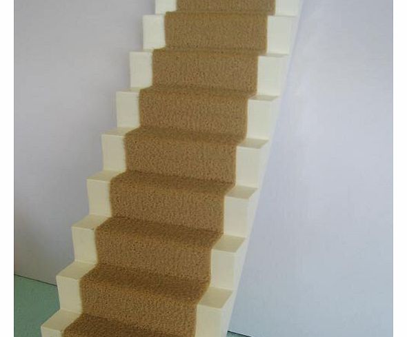 The Dolls House Emporium Mushroom SA Stair Carpet 1:12 scale