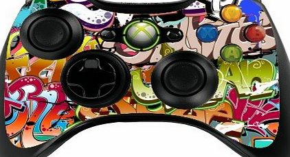 the grafix studio Graffiti Xbox 360 Remote Controller/Gamepad Skin / Vinyl Cover / Vinyl Decal xbr4