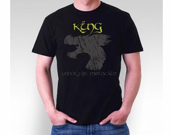 Hobbit King Smaug Black T-Shirt Small ZT