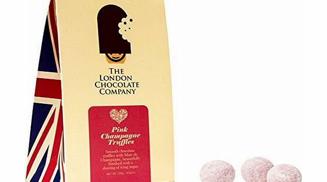 Pink Champagne Chocolate Truffles 120g