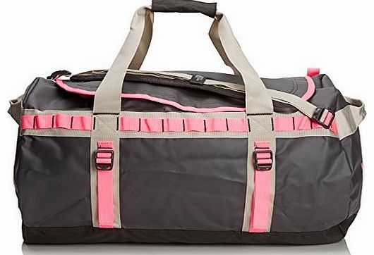 The North Face Base Camp Duffel Bag - Ether Grey/Gem Pink, Medium