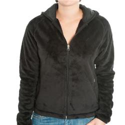 North Face Womens Mossbud Full Zip Hoody-Black