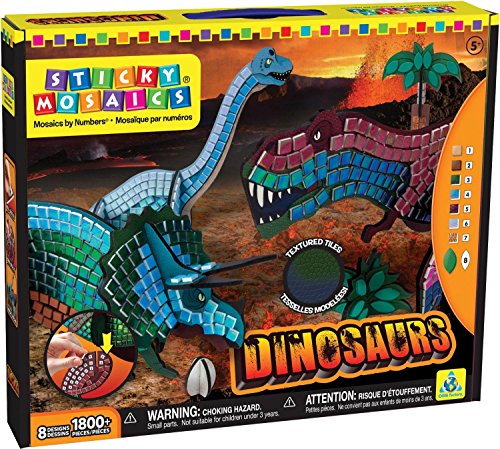 Sticky Mosaics Dinosaurs