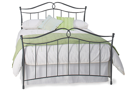 The original bedstead co ltd Kingsize Ellon Bedstead - Pewter