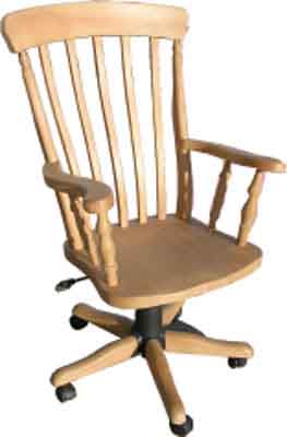 OFFICE CHAIR HIGH SLAT BACK