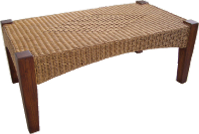 RATTAN COFFEE TABLE