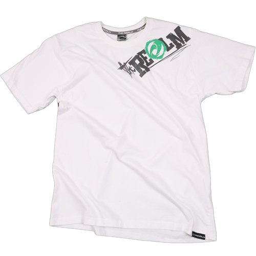 The Realm Mens The Realm Kids Fushion Tee White