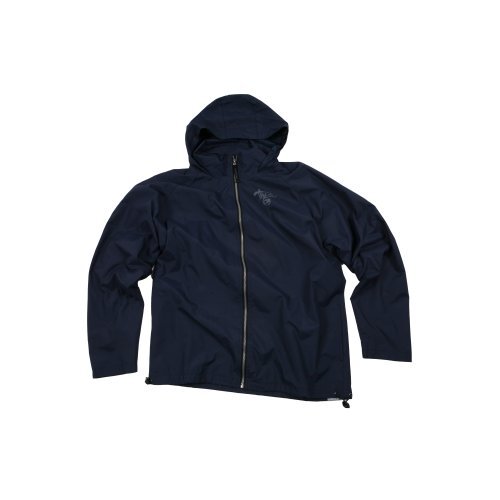 The Realm Mens The Realm Kids Throwback Zip Through Jacket Dark Indigo