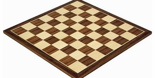 12.5 Inch Walnut and Maple Chess Board