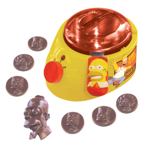 the simpsons Chocolate Shape Maker and Fondue Set