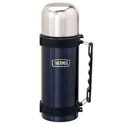 Heritage Steel Flask 1 Litre Blue