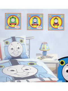 Thomas the Tank Engine Art Squares 3 large pieces