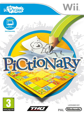 THQ Pictionary uDraw GameTablet Compatible Wii