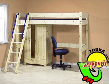 22 Loft Bed with Wardrobe