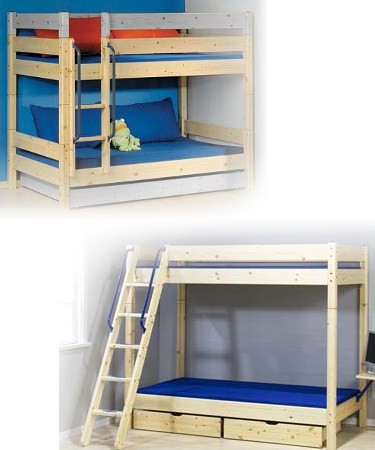 Thuka Maxi Natural Pine Bunk Bed Conversion Kit