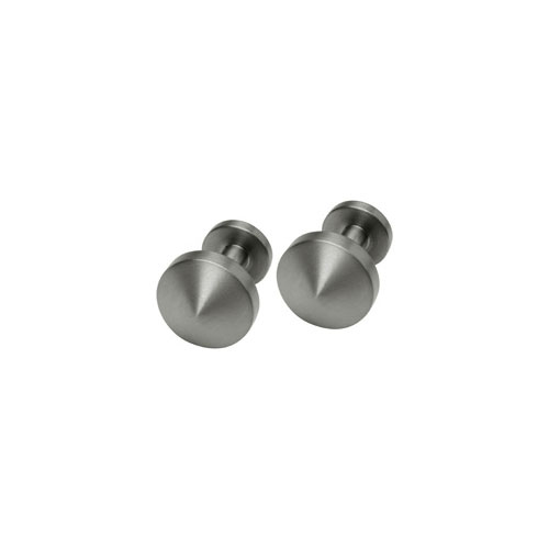 Ti2 Titanium Cone Shape Cufflinks in Titanium by Ti2