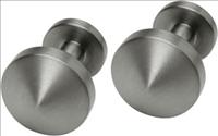 Ti2 Titanium Round Conical Titanium Cufflinks by Ti2