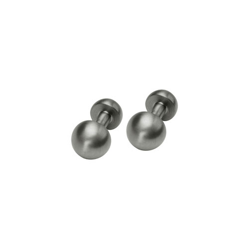 Ti2 Titanium Rounded Cufflinks by In Titanium By Ti2