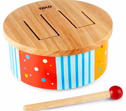 Tidlo Wooden Rainbow Drum