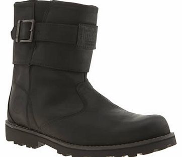 kids timberland black biker boot unisex youth