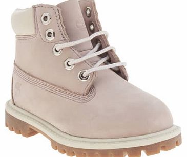 Timberland kids timberland pale pink 6 inch classic boot