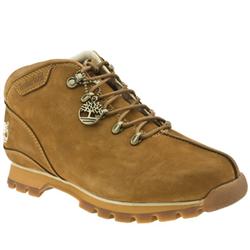 Male Timberland Splitrock Nubuck Upper Casual Boots in Tan