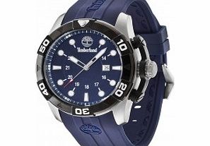 Timberland Mens Arlington Blue Rubber Strap Watch