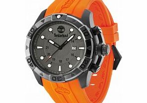 Timberland Mens Arlington Orange Rubber Strap