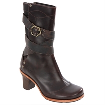 Rina Brigade Chocolate Calf Length Boot