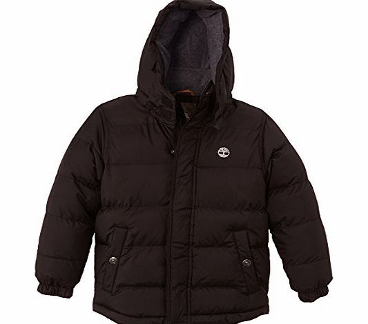 Timberland (TIMGX) Boys T26366 Jacket, Black, 6 Years