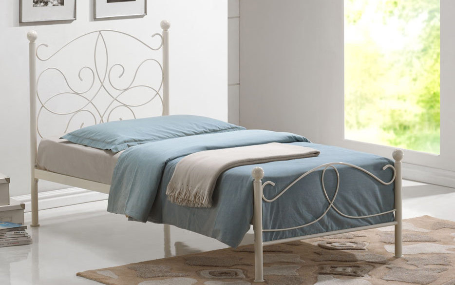 Time Living Melissa Metal Bedstead, Single, No
