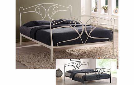 Time Living Seline 5FT Kingsize Metal Bedstead