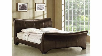 Time Living Wave 6FT Superking Leather Bedstead