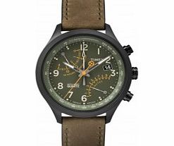 Timex Intelligent Quartz Mens Green Brown