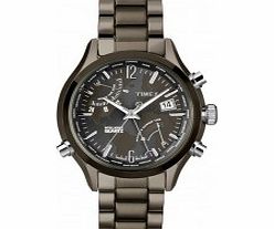 Timex Intelligent Quartz Mens Grey World Time