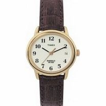 Timex Ladies Natural Brown Easy Reader Watch