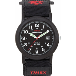 Timex Mens Expedition Camper Black Faststrap