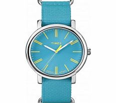 Timex Originals Ladies Original Turquoise Nylon