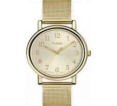 Timex Originals Ladies Originals Gold Tone Mesh