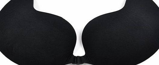 tinxs Ladies Black Medium Strapless Invisible Self-Adhesive Silicone Bra