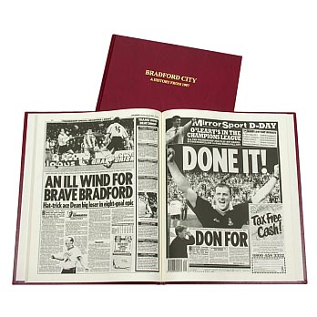 Bradford City Football Newspaper Book