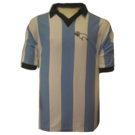 Derby County 1970s Stripe Away Retro