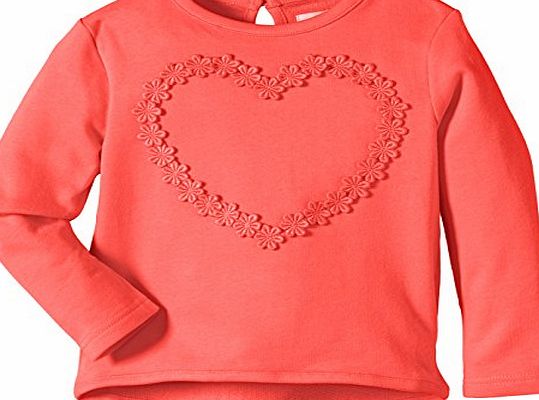 TOM TAILOR Kids Girls Sweatshirt - Red - Rot (plain red 4481) - 3 Years