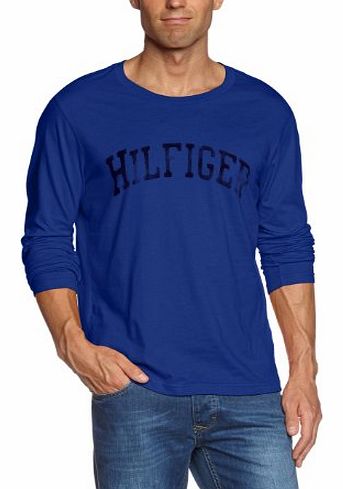 Mens Crew Neck Long - regular T-Shirt - Blue - Blau (422 SODALITE BLUE-PT) - 48